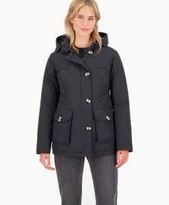 Airforce Gewatteerde Jas 4 Pocket Parka Zwart