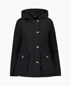 Airforce Gewatteerde Jas 4 Pocket Parka Zwart