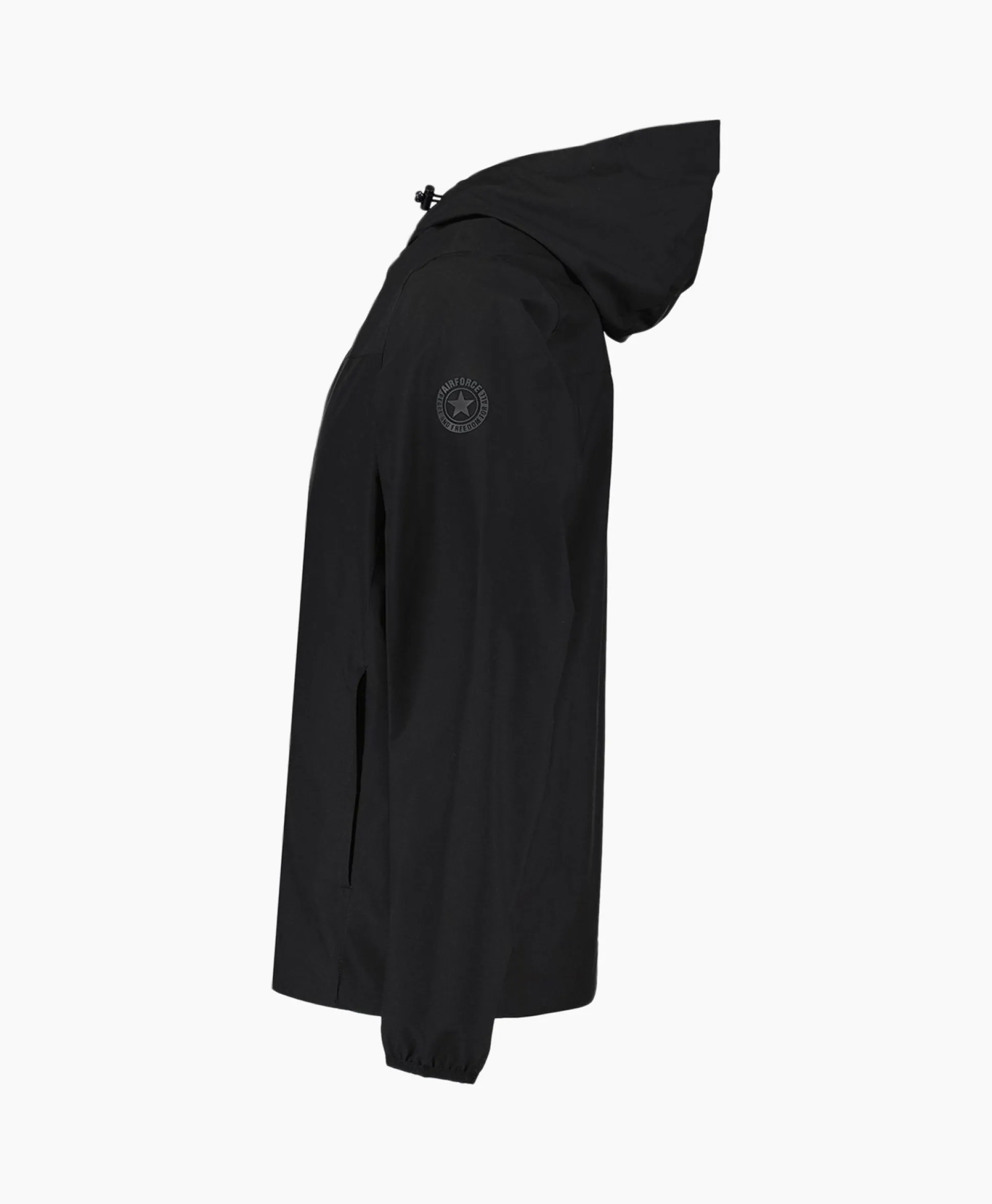 Airforce Jack Lightweight Hooded Zwart