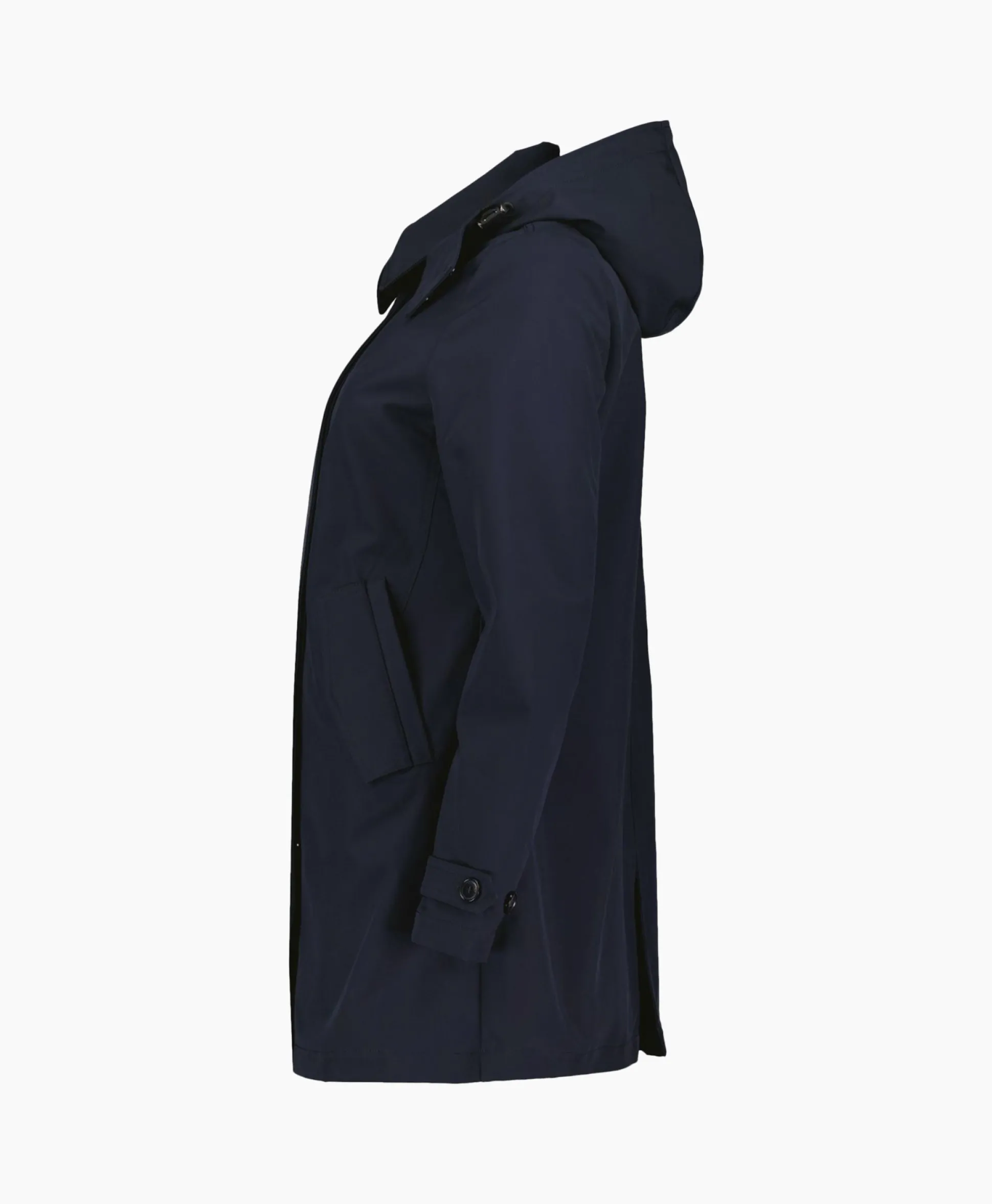 Airforce Parka Long Technical Shell Donker Blauw