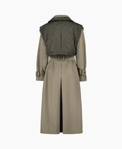 Airforce Trenchcoat Body Warmer Trench Khaki