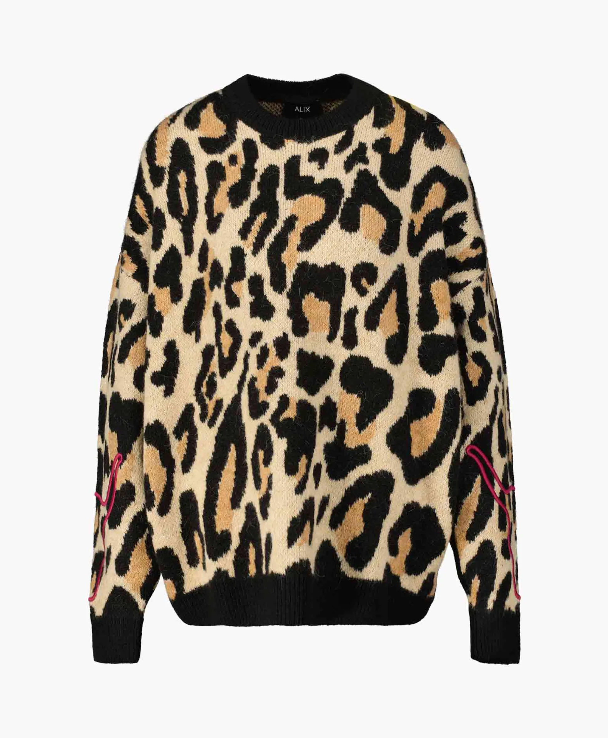 Alix The Label Pullover Knitted Jaguar Bruin