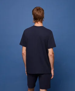 Alpha Tauri T-Shirt Korte Mouw Ata Janso Blauw