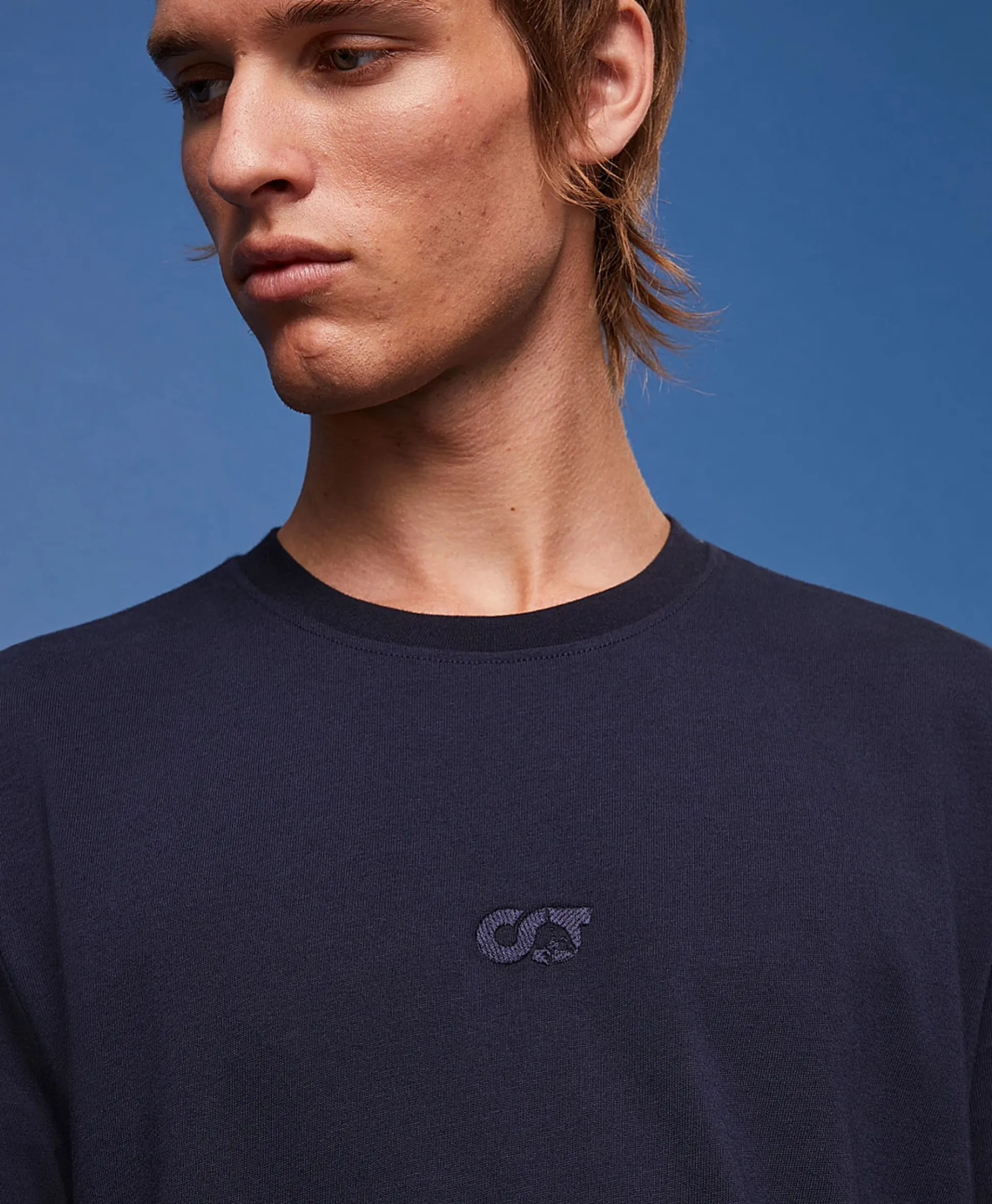 Alpha Tauri T-Shirt Korte Mouw Ata Janso Blauw
