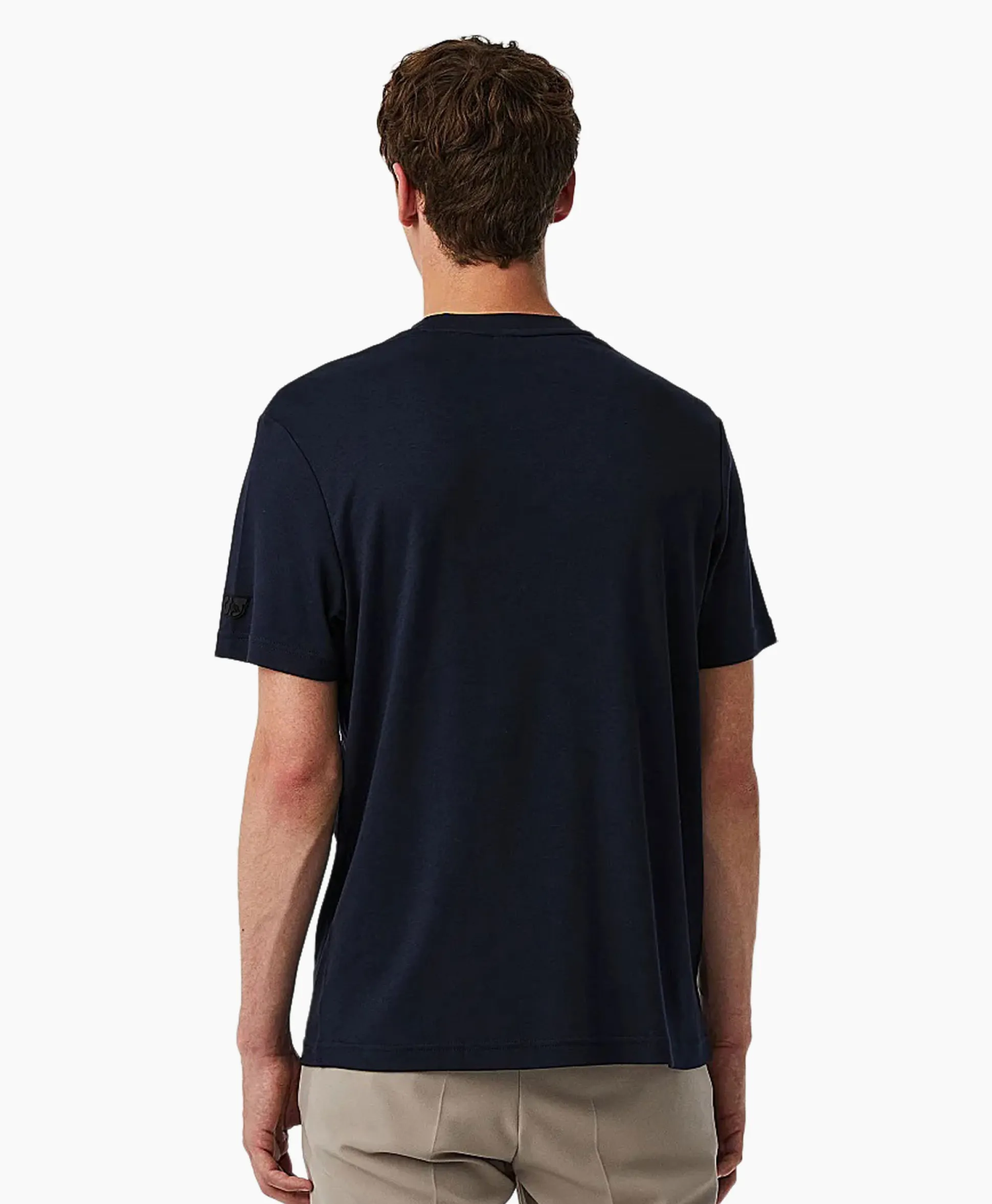 Alpha Tauri T-Shirt Korte Mouw Jopin Donker Blauw