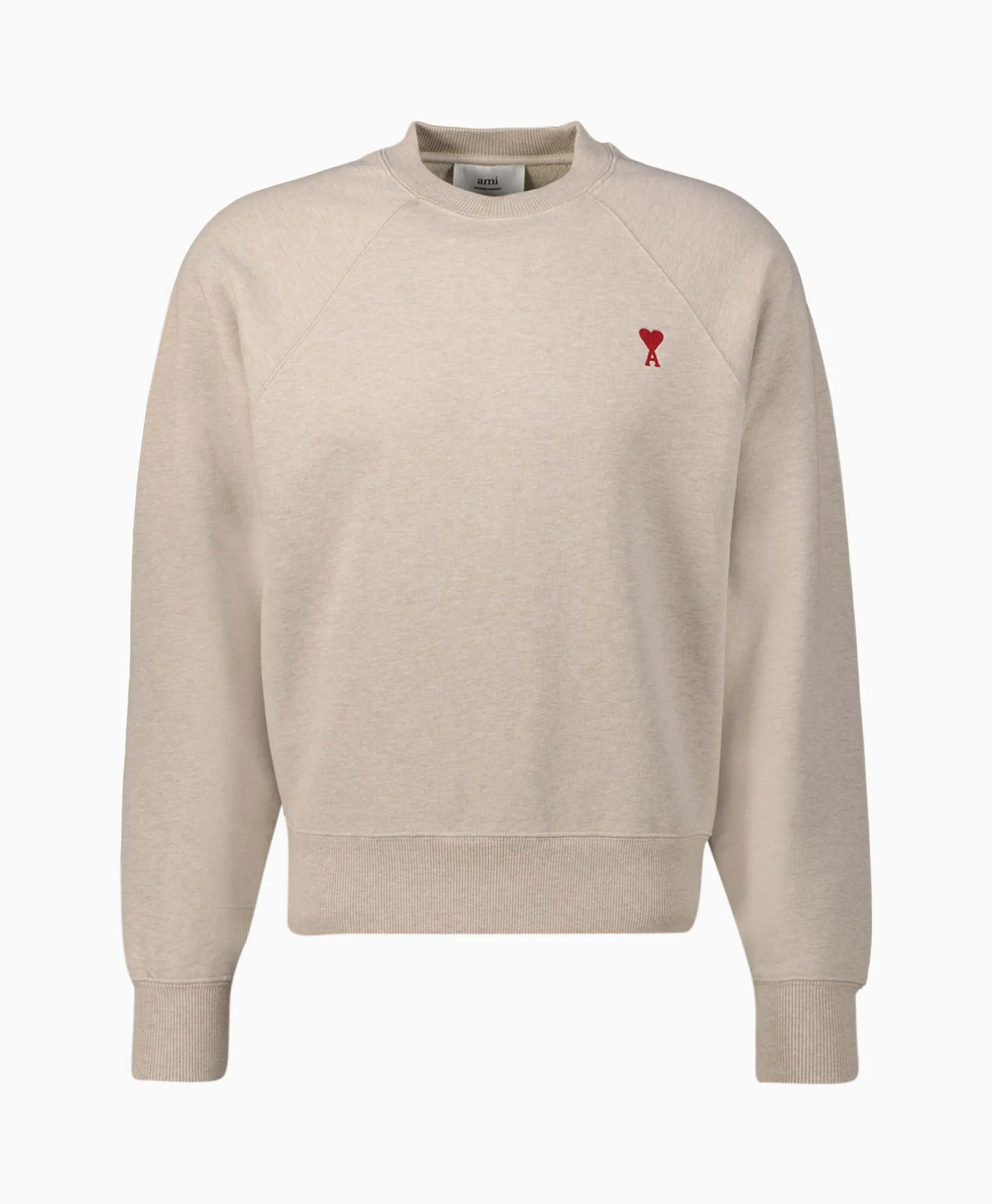 Ami Paris Sweater Ami De Coeur Ecru