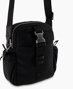 Ami Paris Tas Adc Crossbody Pocketzwart