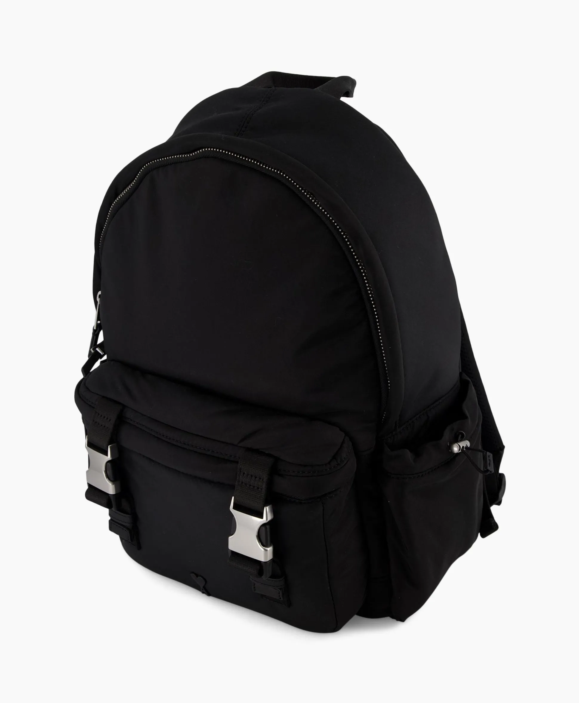 Ami Paris Tas Ami De Coeur Backpack Zwart