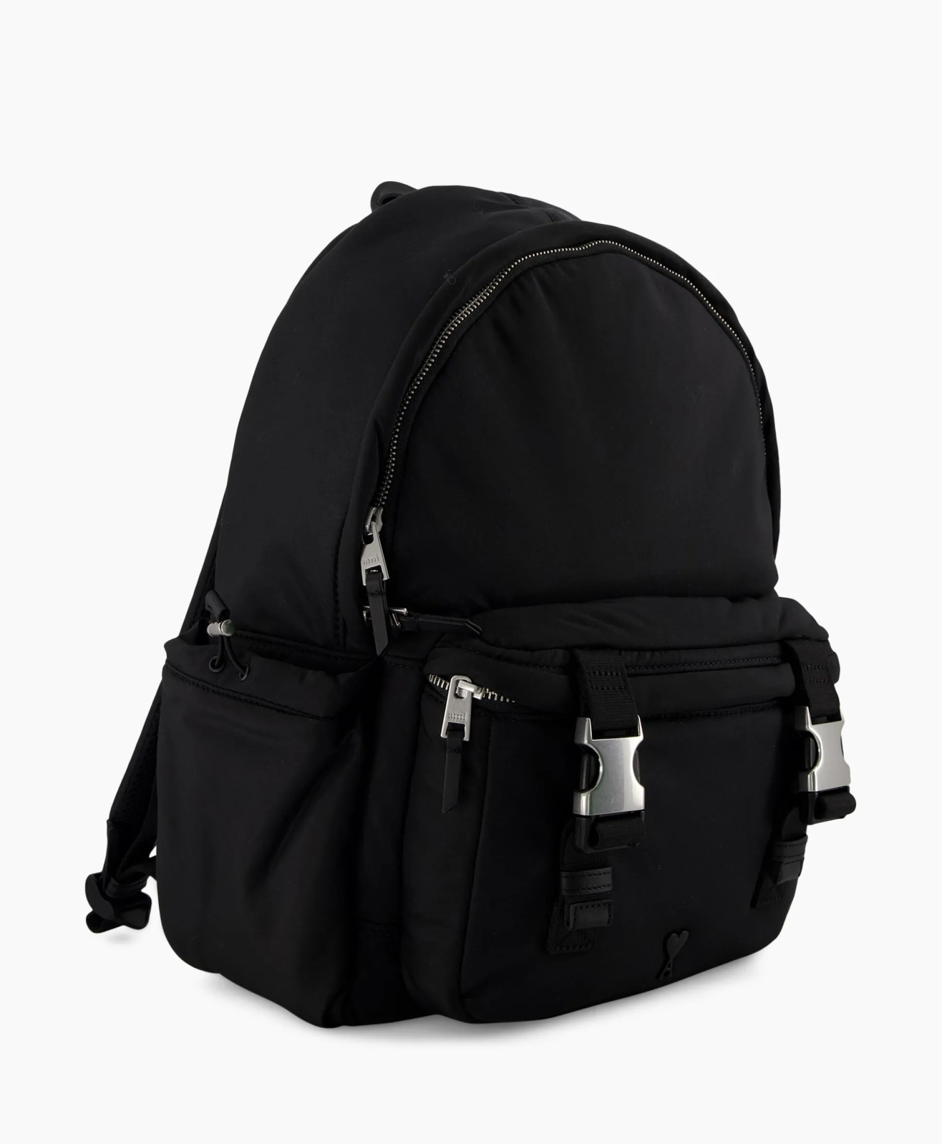 Ami Paris Tas Ami De Coeur Backpack Zwart