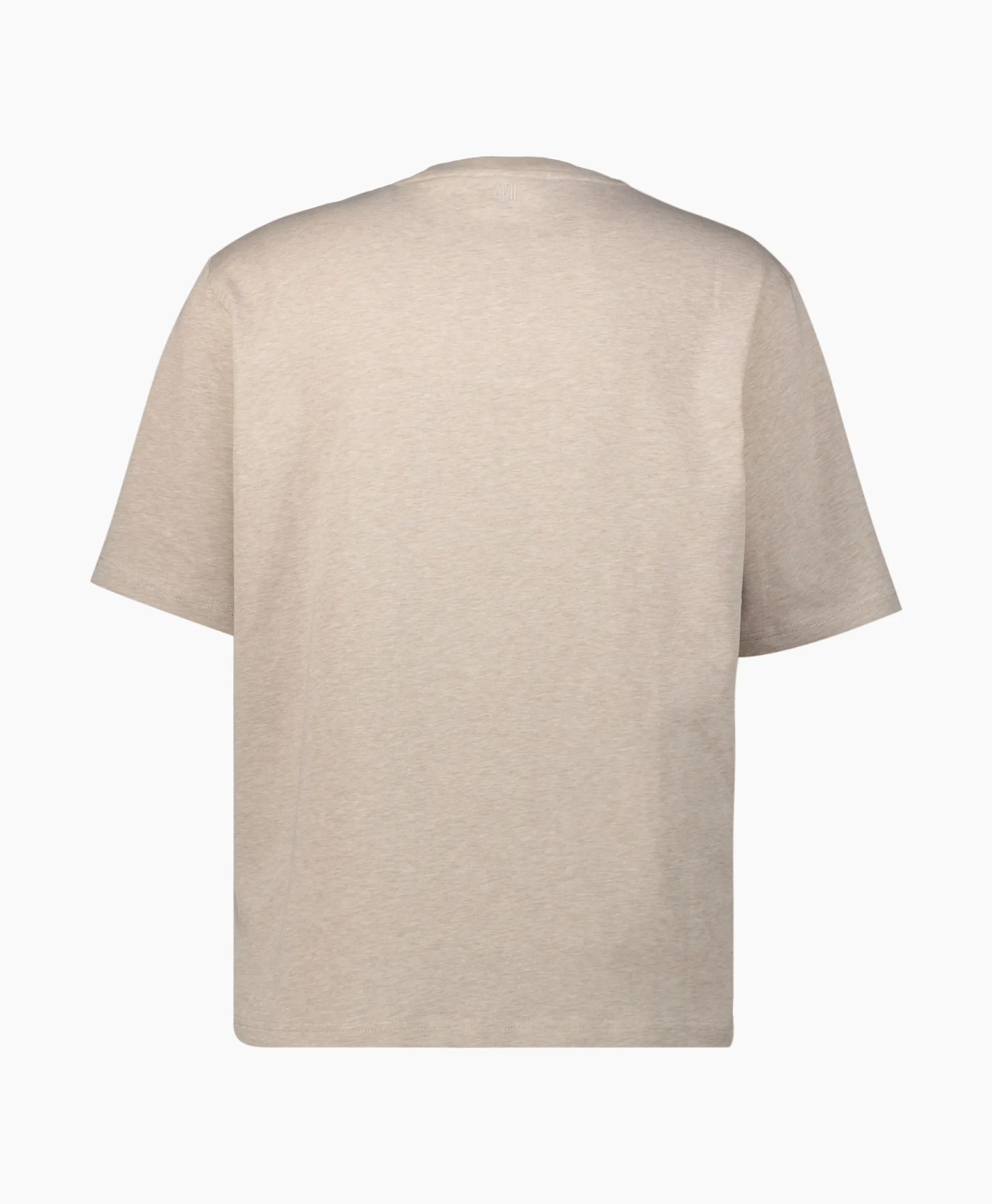 Ami Paris T-Shirt Korte Mouw Ami De Coeur Ecru