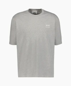 Ami Paris T-Shirt Korte Mouw Ami Am Antraciet