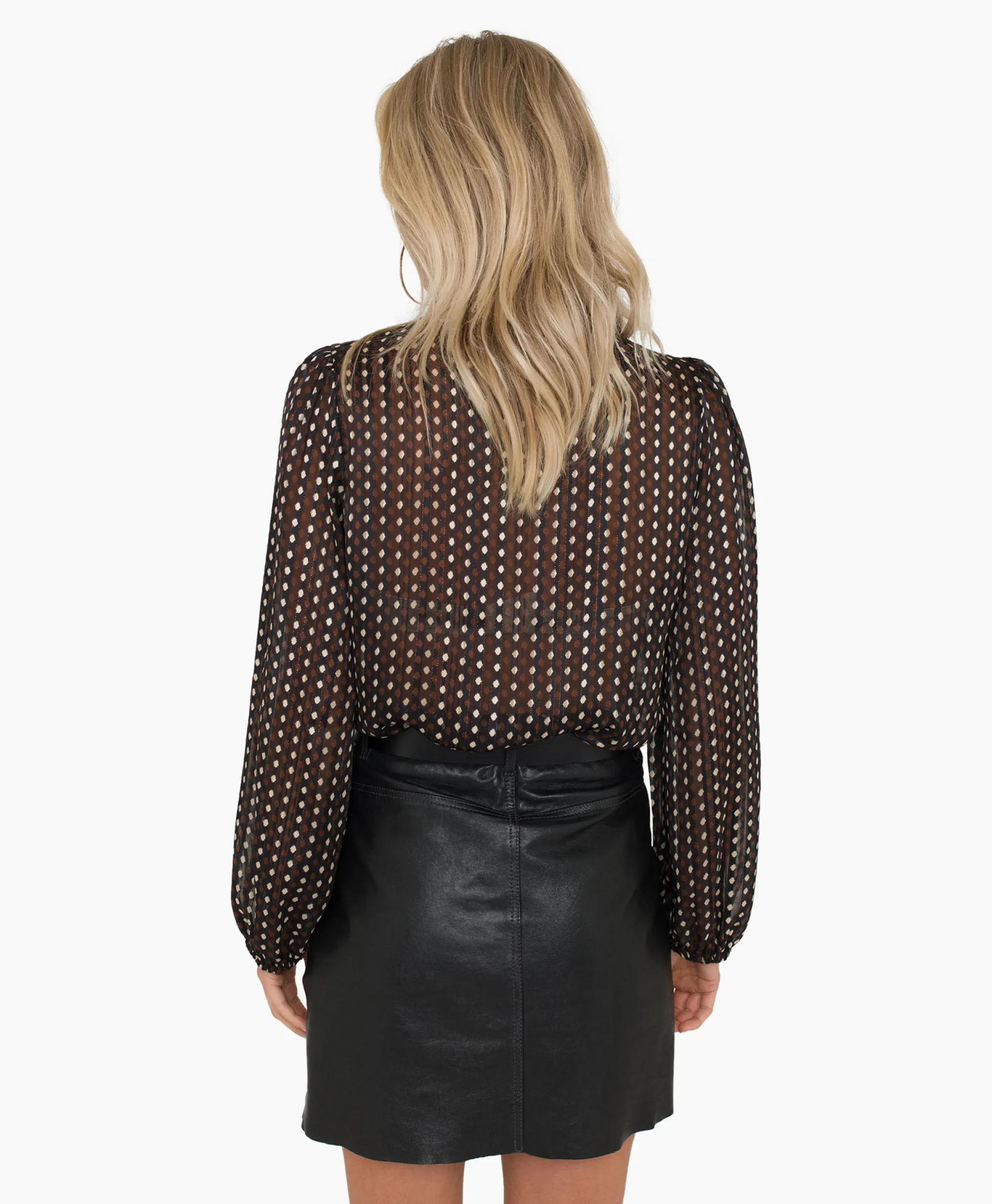 Anna Van Toor Blouse 74A05-03367 Zwart