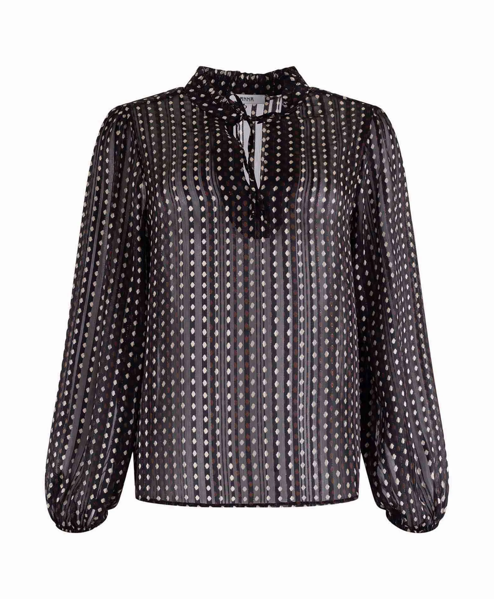 Anna Van Toor Blouse 74A05-03367 Zwart