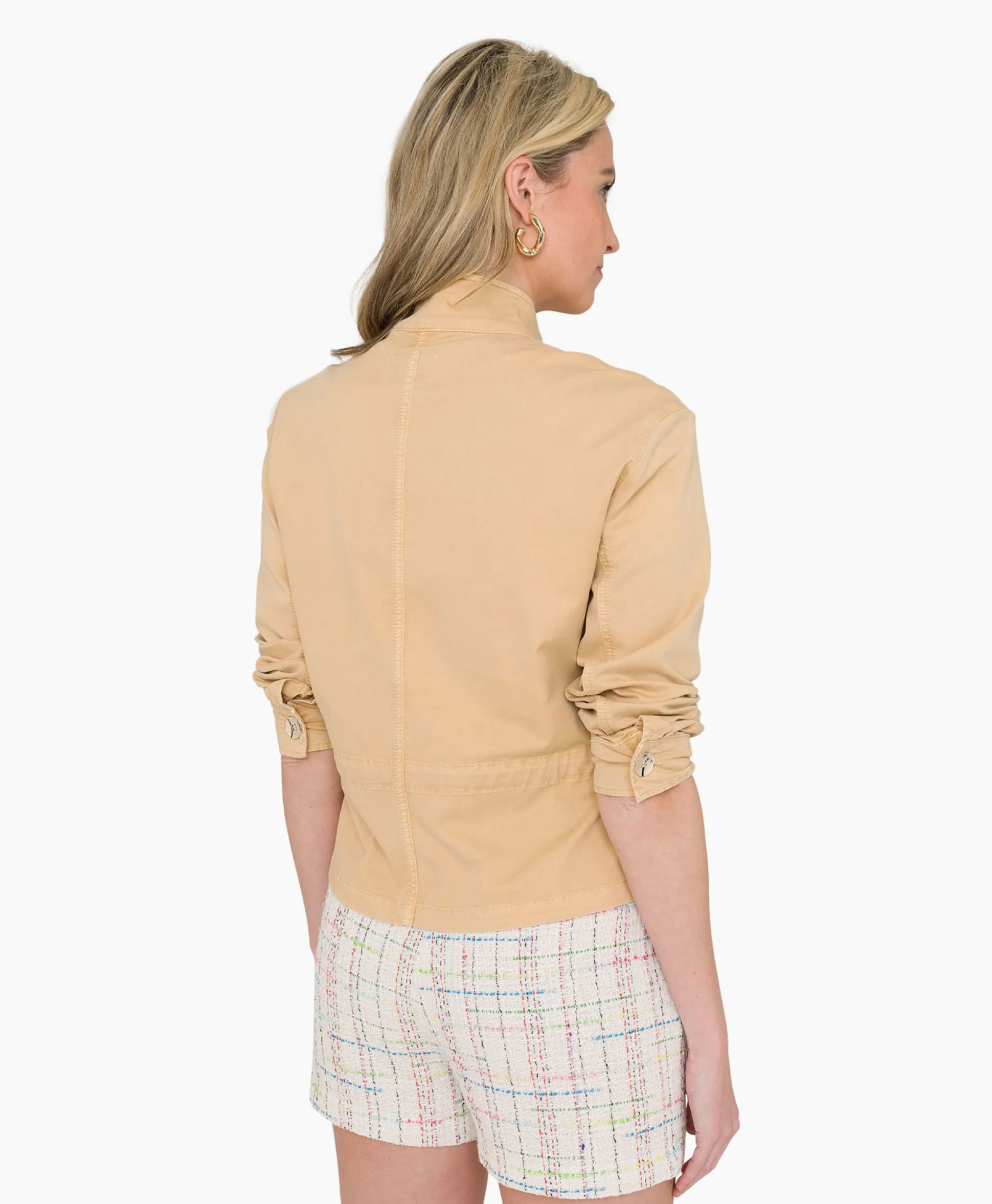 Anna Van Toor Gilet 32A01-02609 Zand