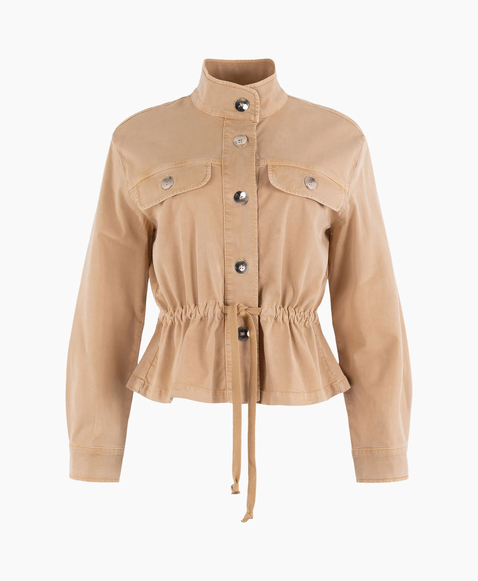 Anna Van Toor Gilet 32A01-02609 Zand