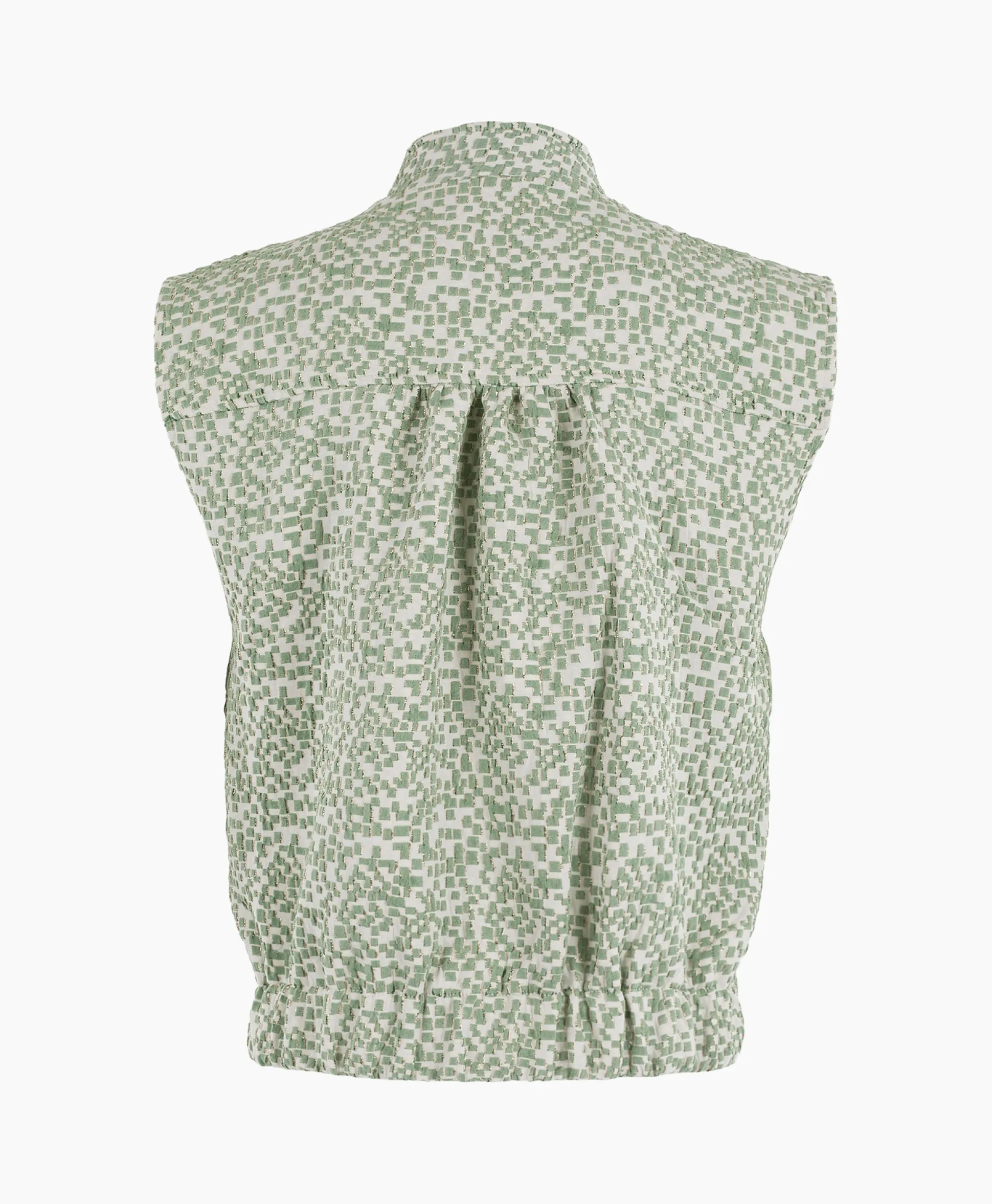 Anna Van Toor Gilet 43A11-02108B Groen