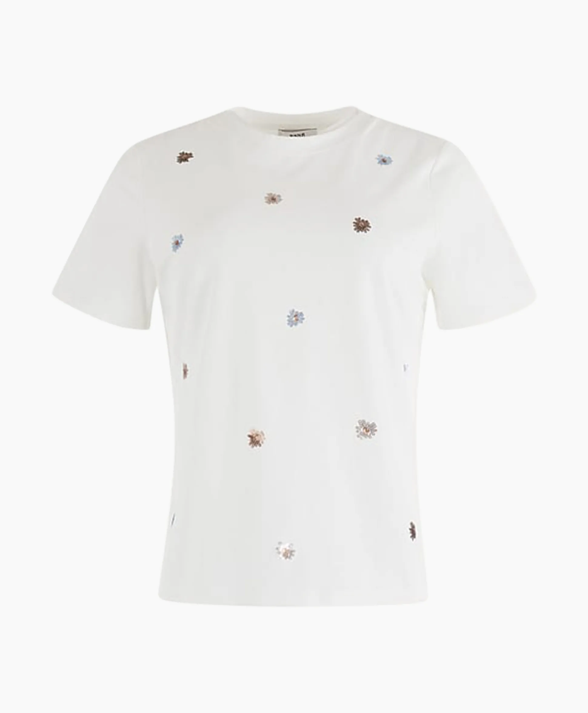 Anna Van Toor T-Shirt Korte Mouw 08A04-03629 Off White