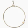 Anna+Nina Armband Smiley Bracelet Silver Goldplated Goud
