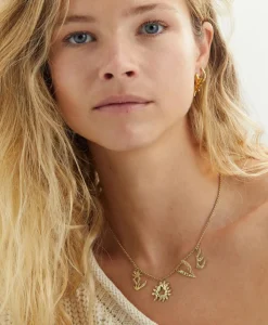 Anna+Nina Ketting Bonfire Choker Goud