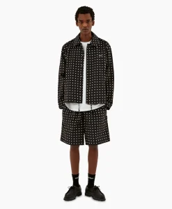 Arte Antwerp Korte Broek Heat Print Zwart