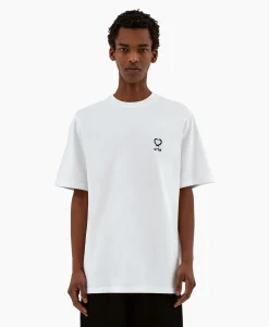 Arte Antwerp T-Shirt Korte Mouw Hearts Leaves Arte Logo Chest Wit