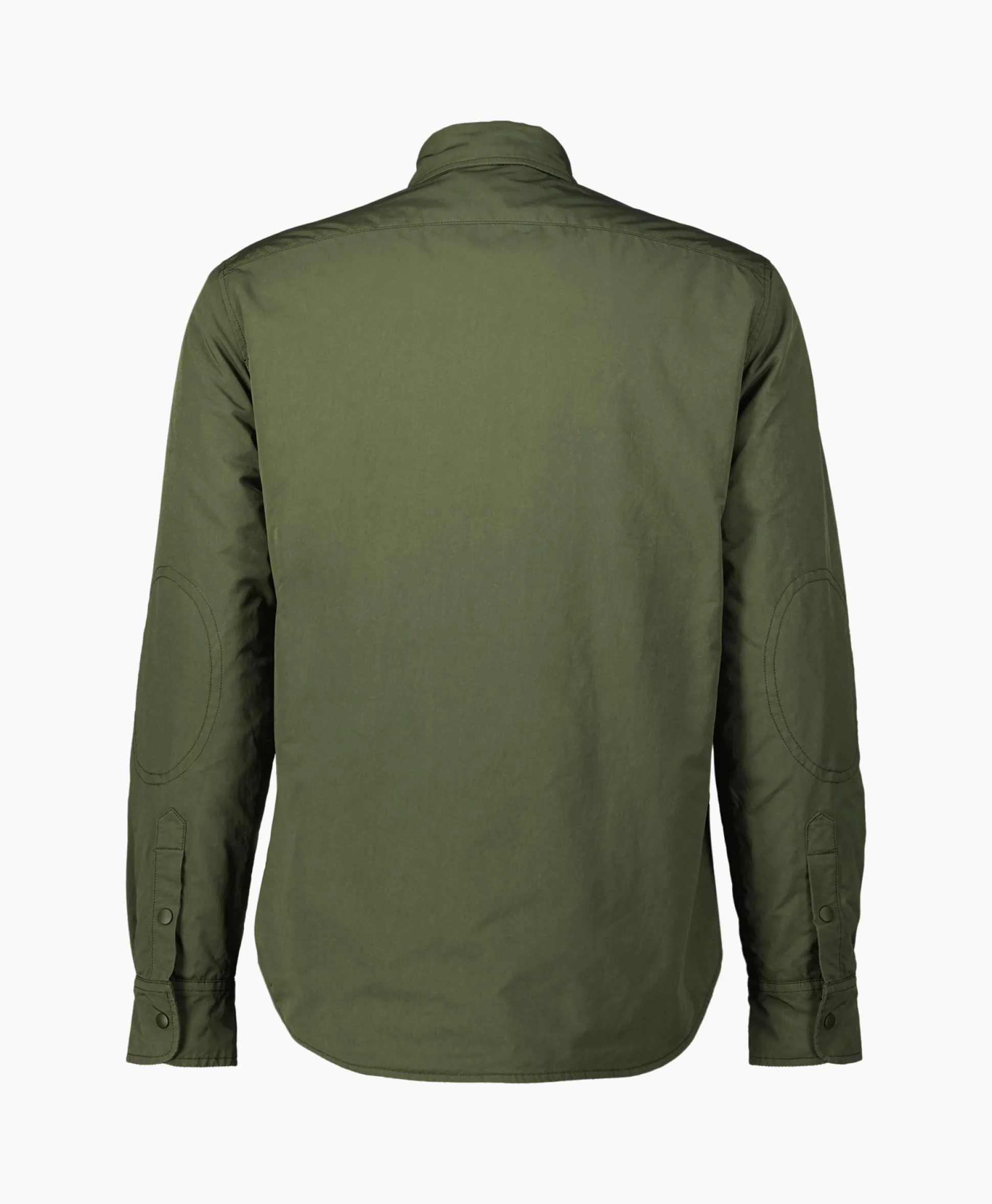 Aspesi Overhemd Camicia Alvaro Wool Donker Groen