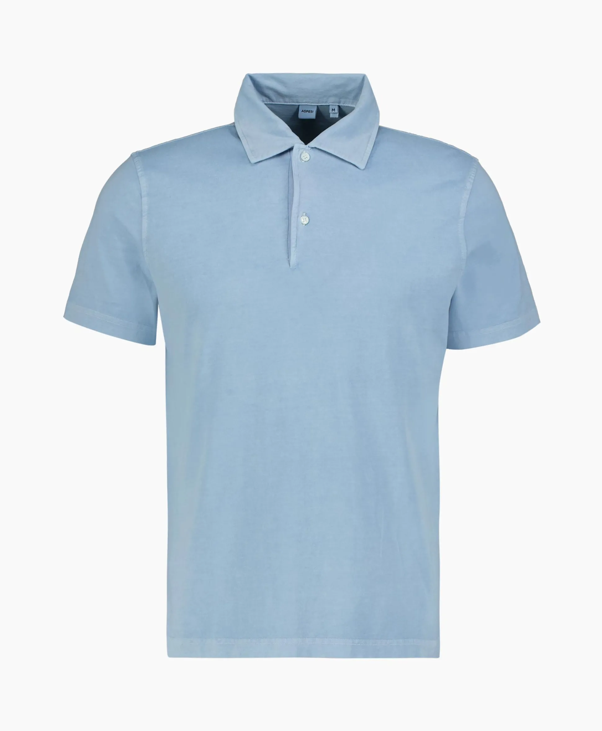 Aspesi Polo Mod.Ay15 Licht Blauw