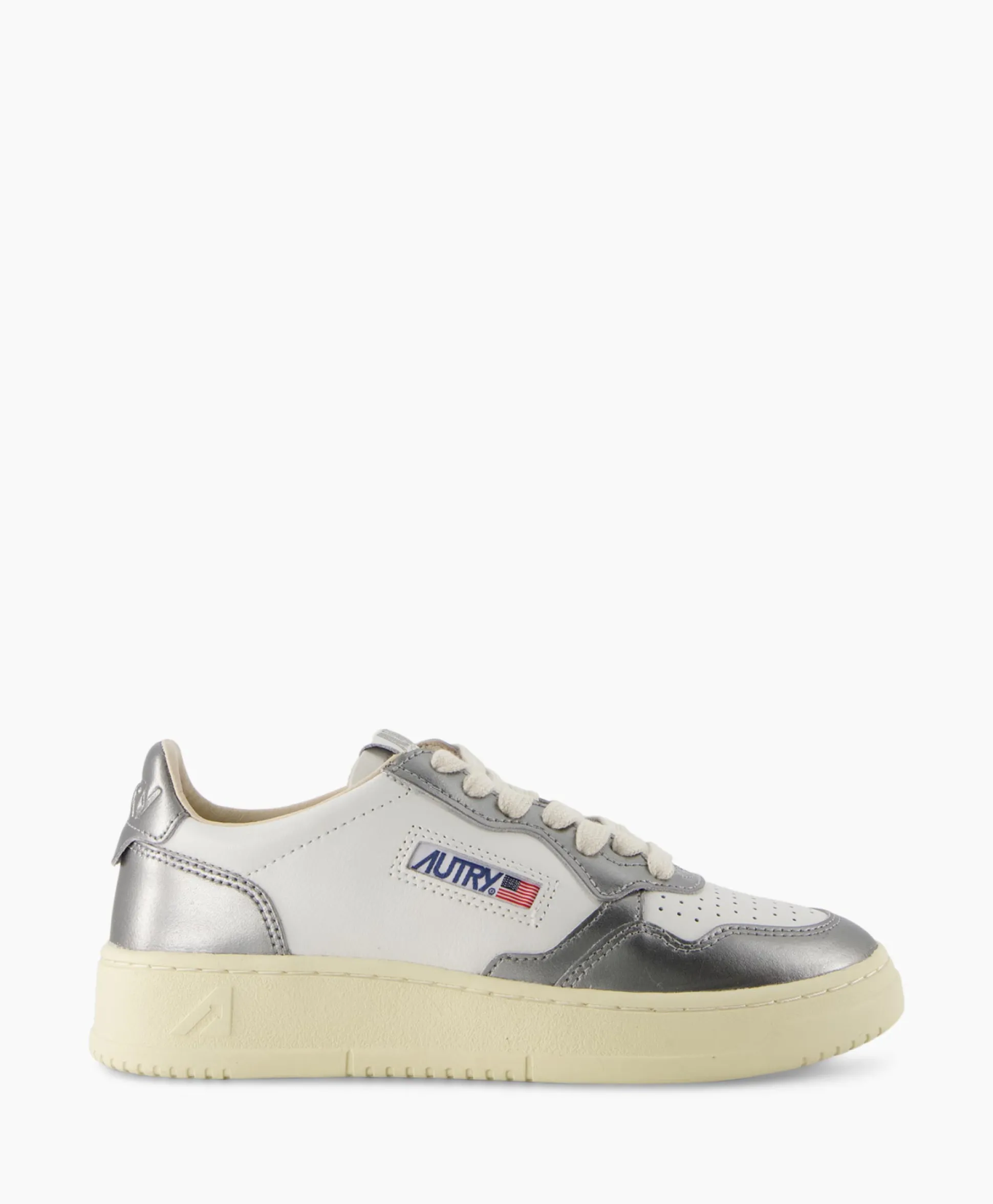 Autry Sneaker Medalist Low Wom. Zilver