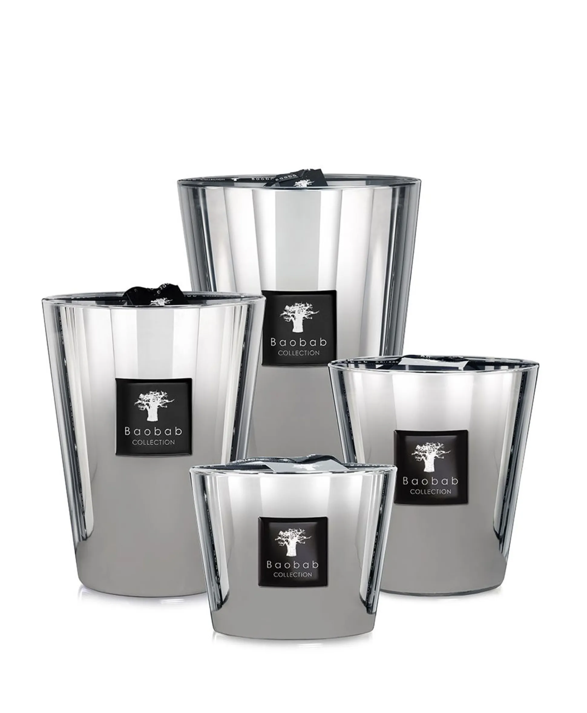 Baobab Kaars Max 24 Les Exclusives Zilver