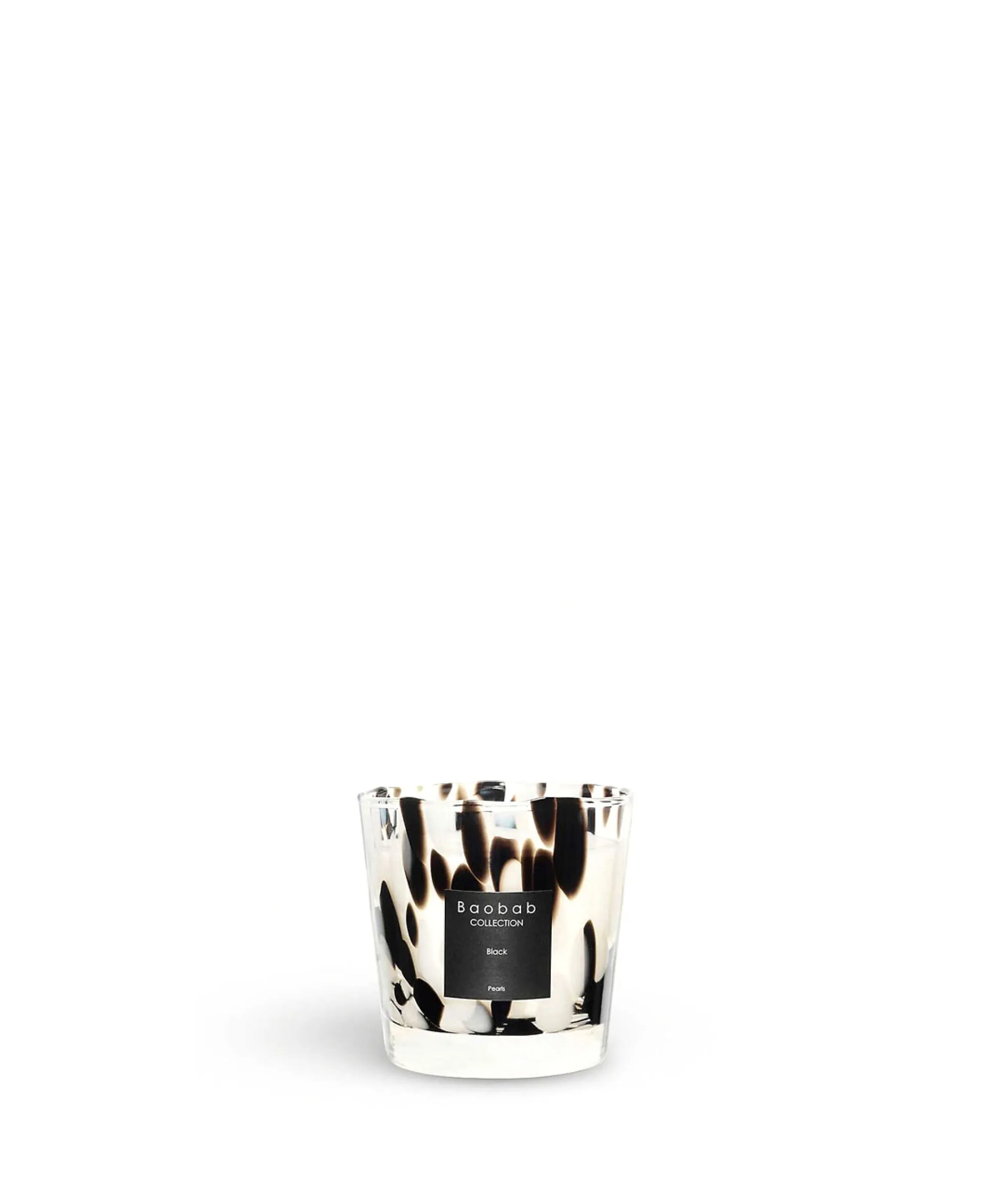 Baobab Kaars Max One Pearls Zwart