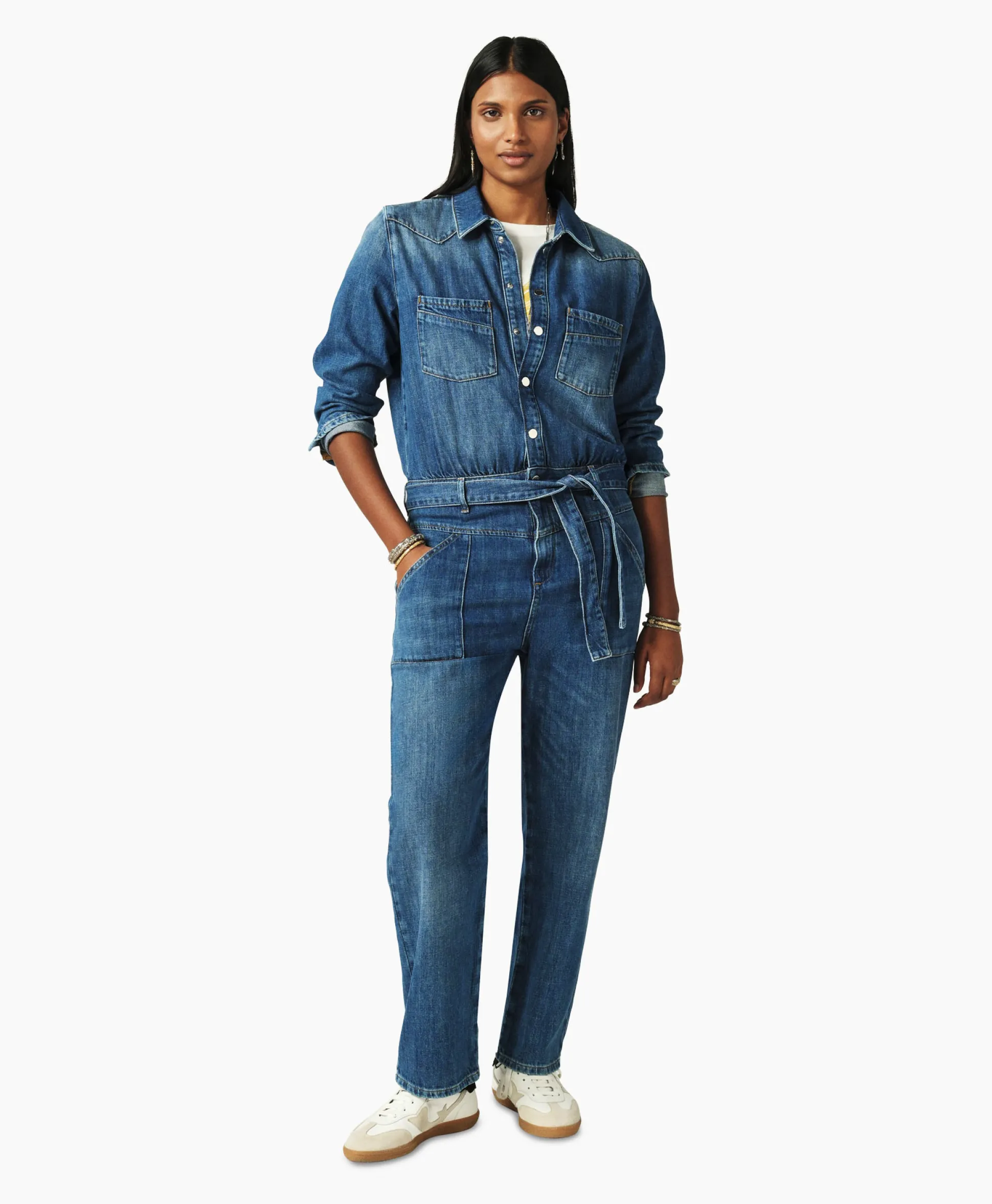 Ba&Sh Jumpsuit Jerry Blauw