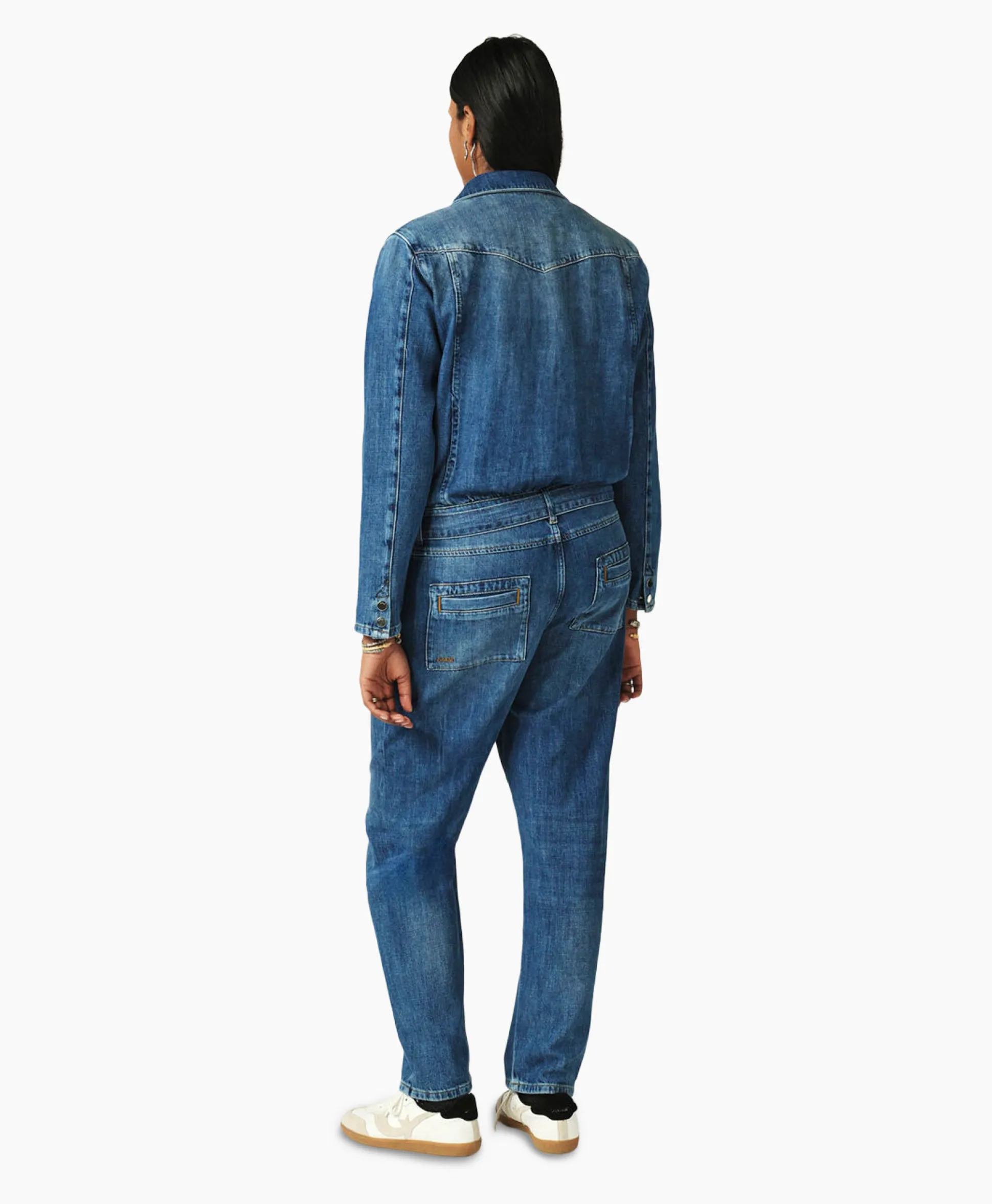 Ba&Sh Jumpsuit Jerry Blauw