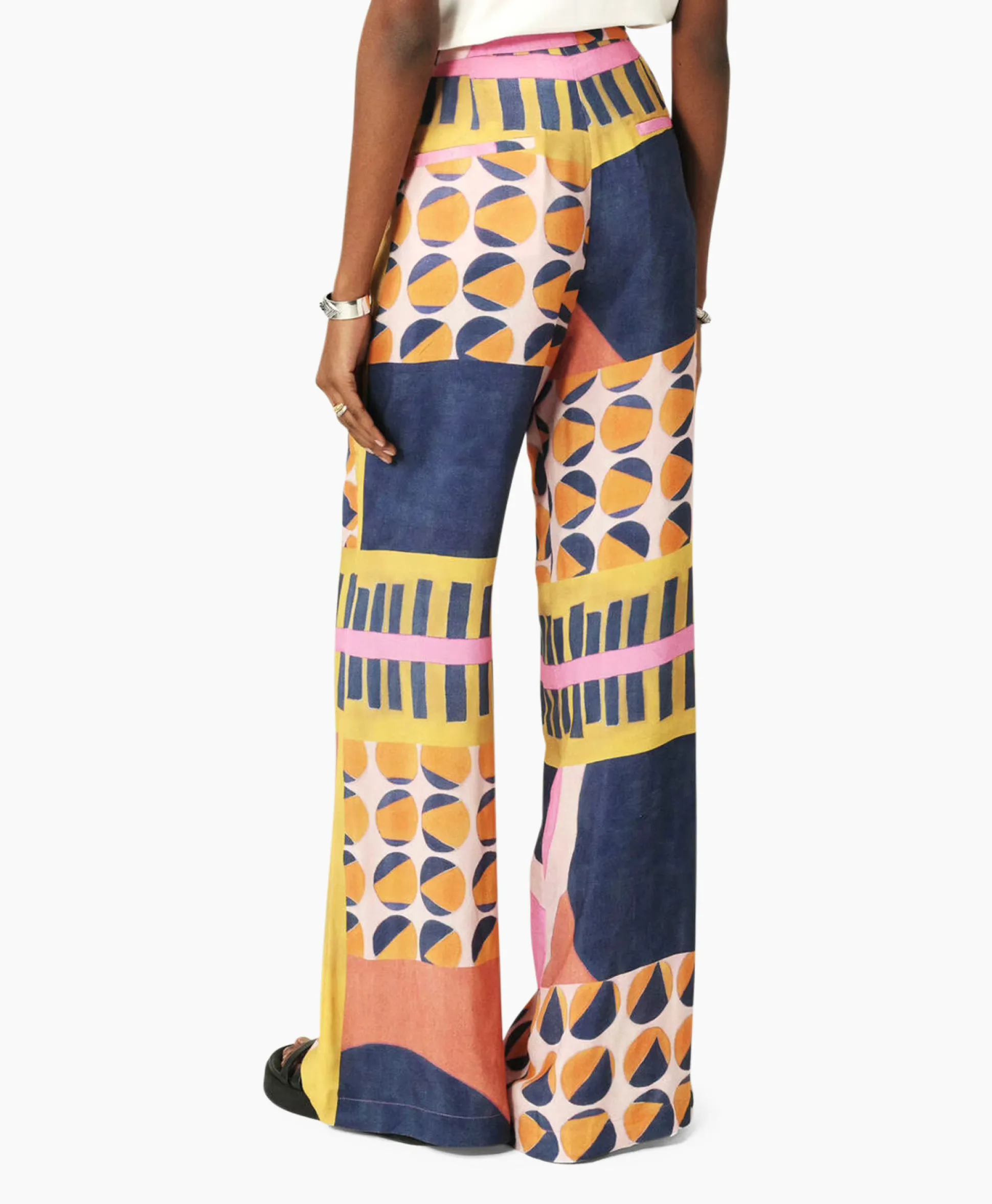 Ba&Sh Pantalon Mallory Pink