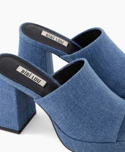 Bibi Lou Pump Canvas Jeans Blauw