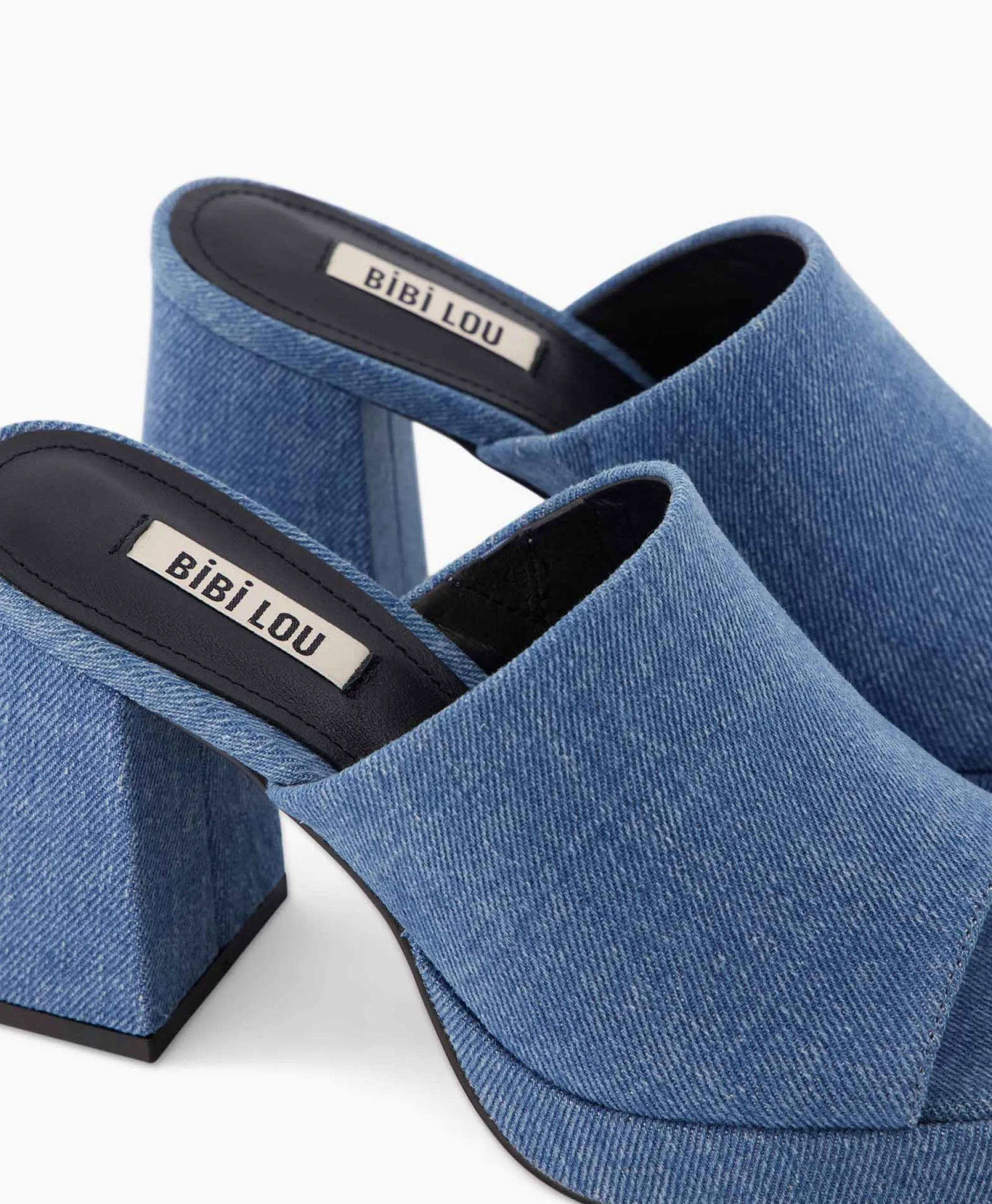 Bibi Lou Pump Canvas Jeans Blauw