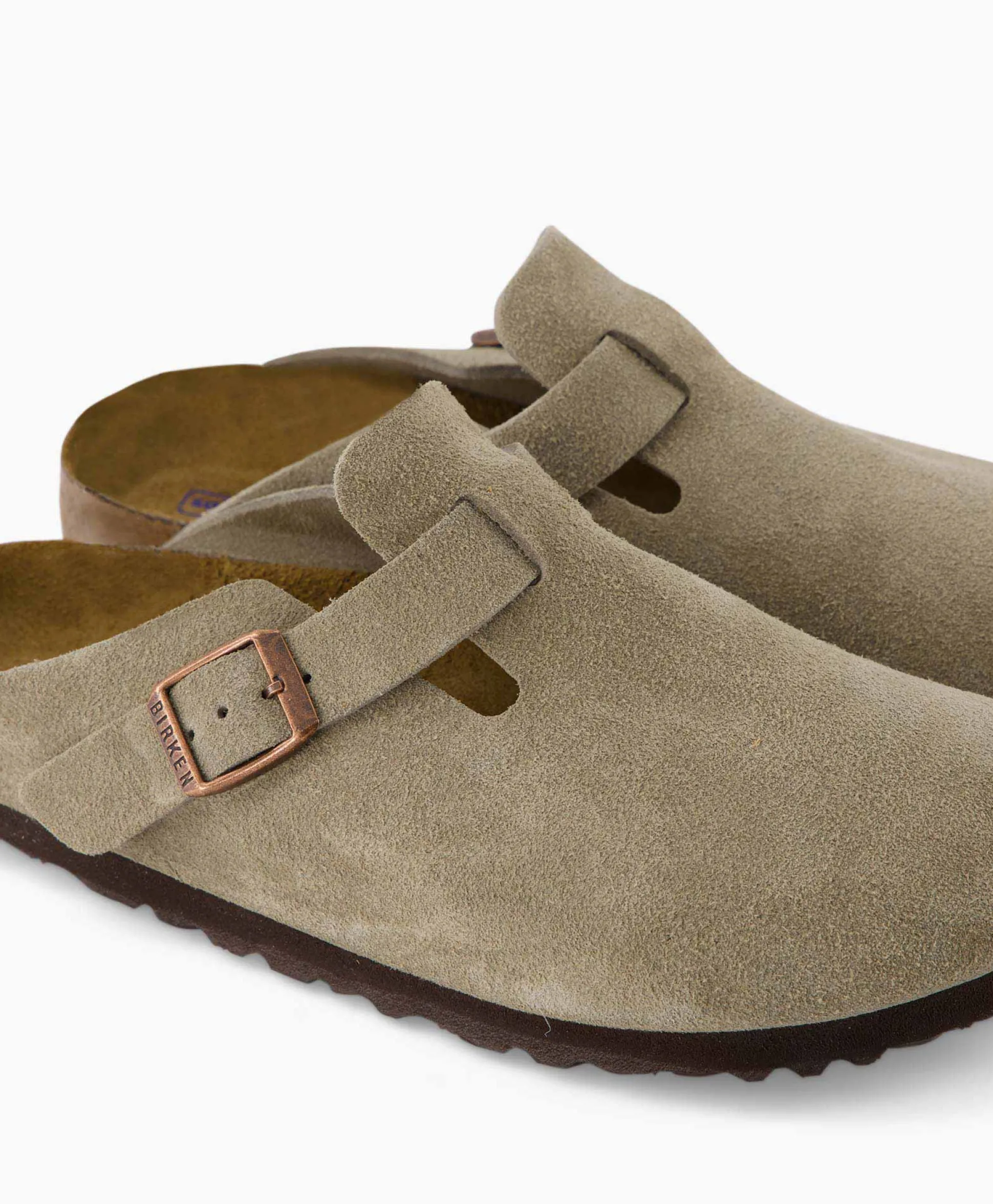 Birkenstock Instapper Boston Sfb Taupe