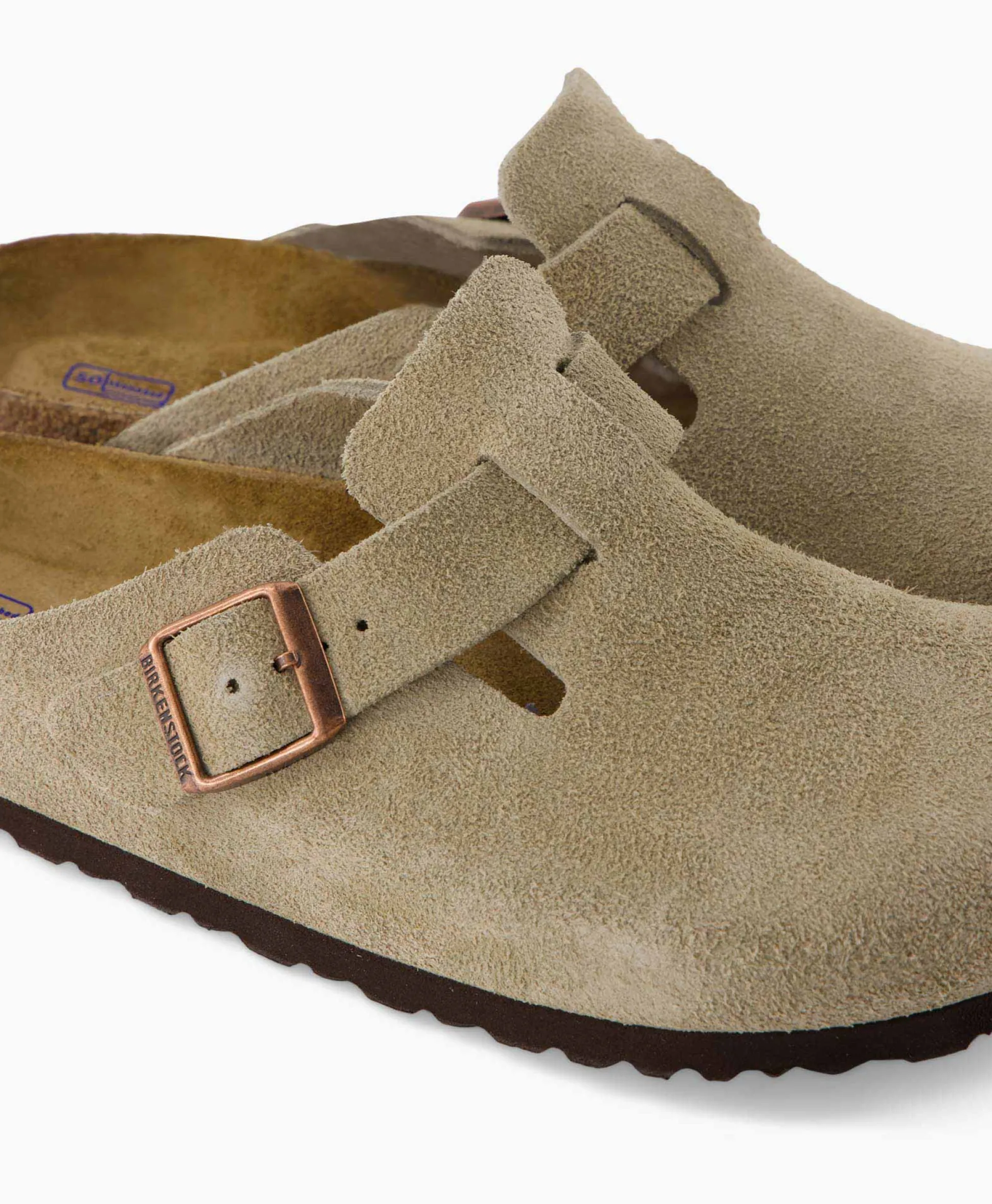 Birkenstock Instapper Boston Sfb Taupe