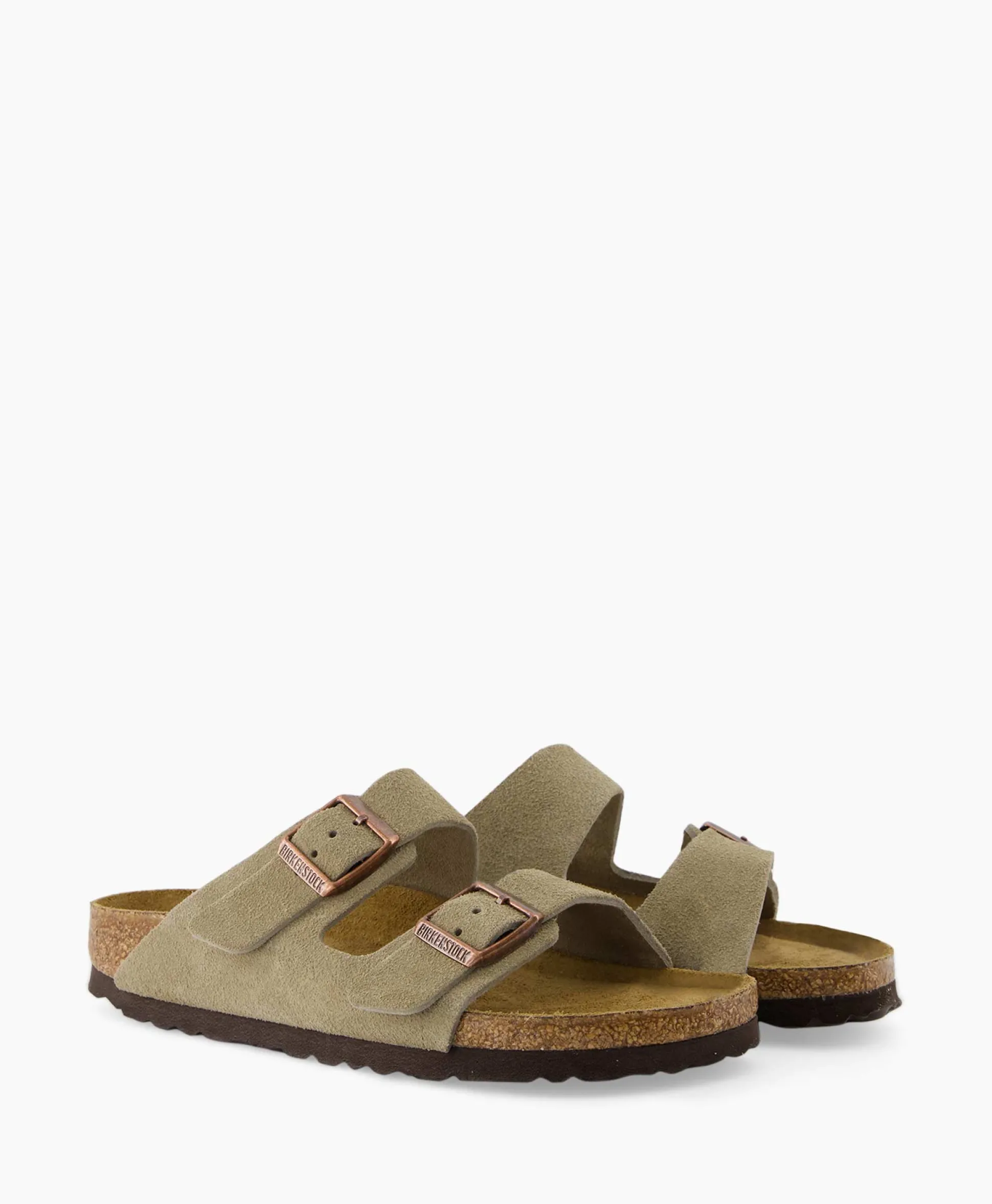 Birkenstock Sandaal Zonder Hak Arizona Sfb Taupe