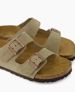 Birkenstock Sandaal Zonder Hak Arizona Sfb Taupe