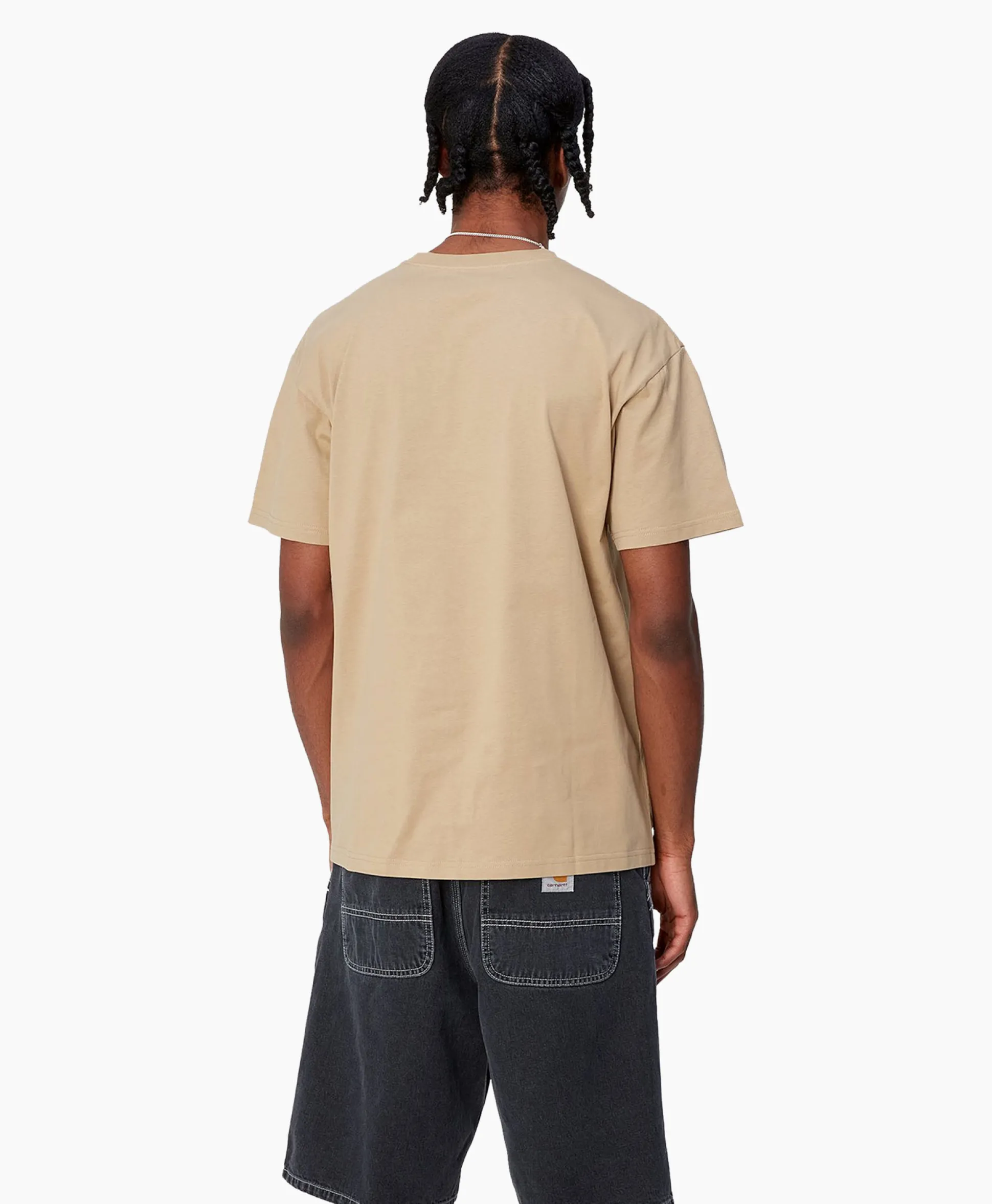 Carhartt Wip T-Shirt Korte Mouw S/S Chase Beige