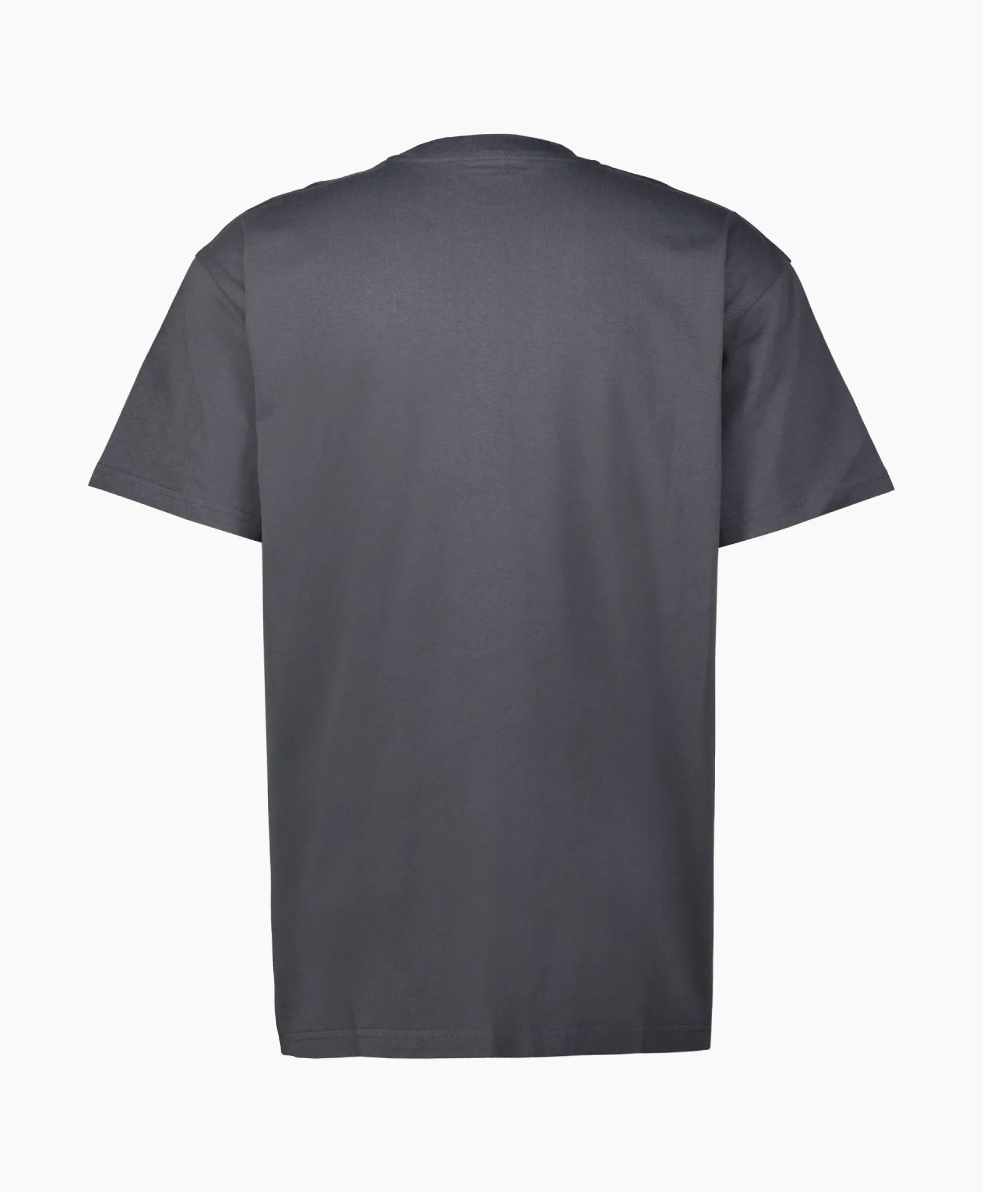 Carhartt Wip T-Shirt S/S American Script Organic Cotton Donker Blauw
