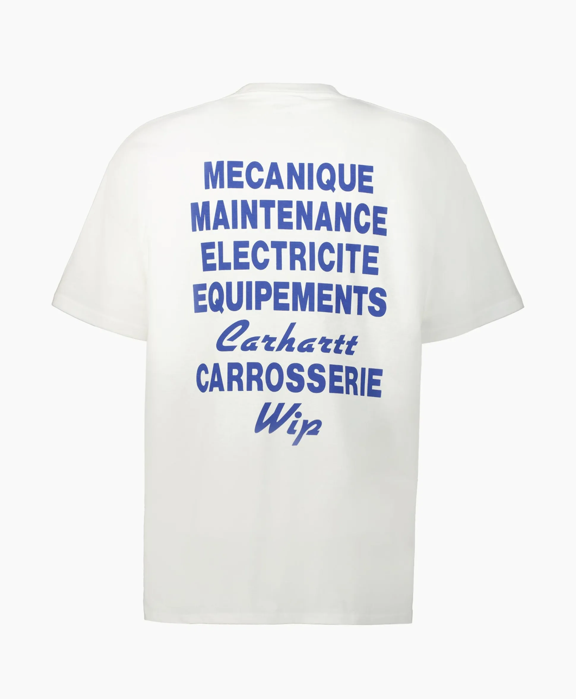 Carhartt Wip T-Shirt S/S Mechanics Organic Cotton Wit