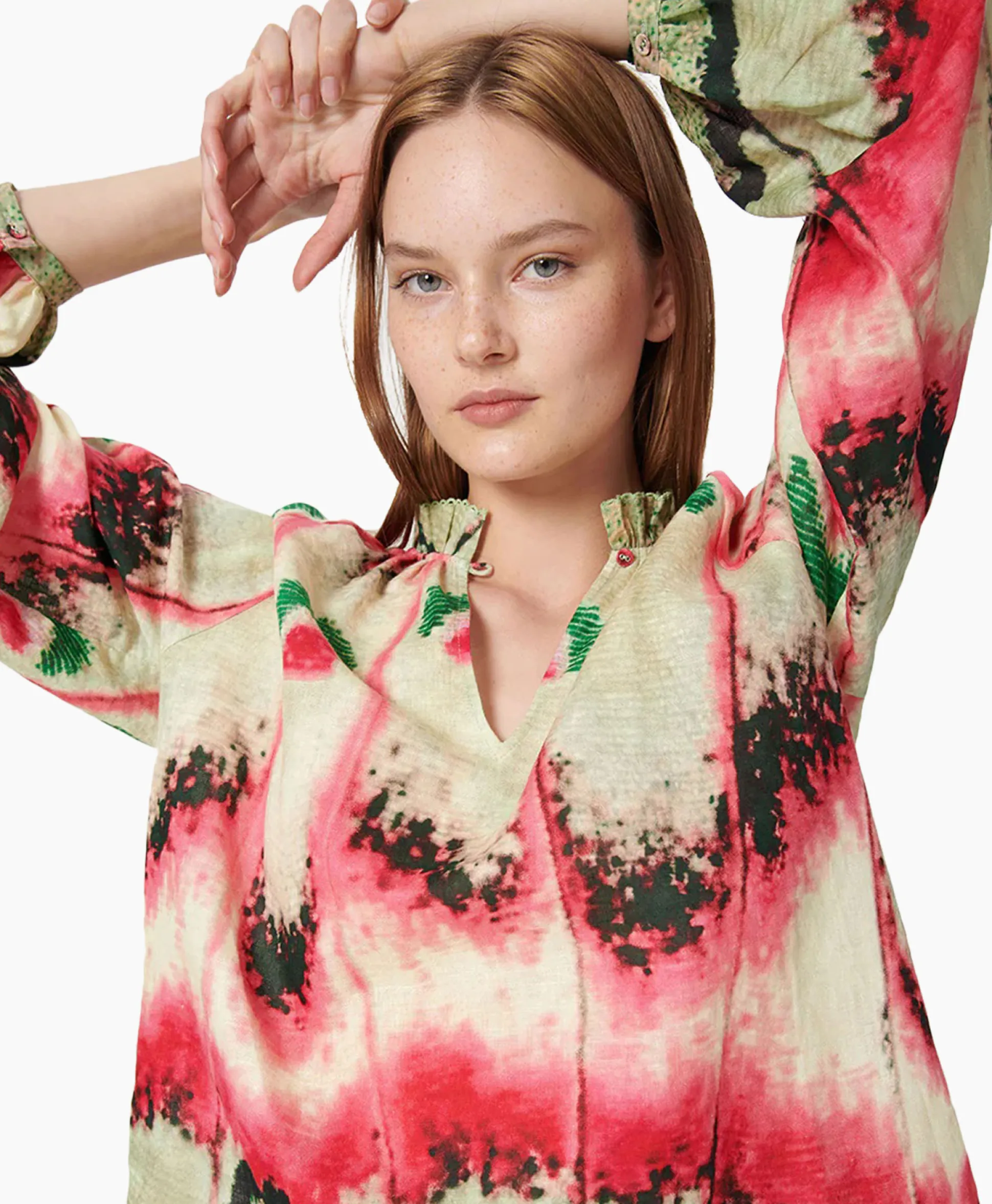 Chufy Blouse Juniper Groen