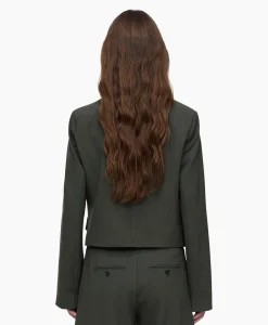 Closed Blazer Fitted Groen