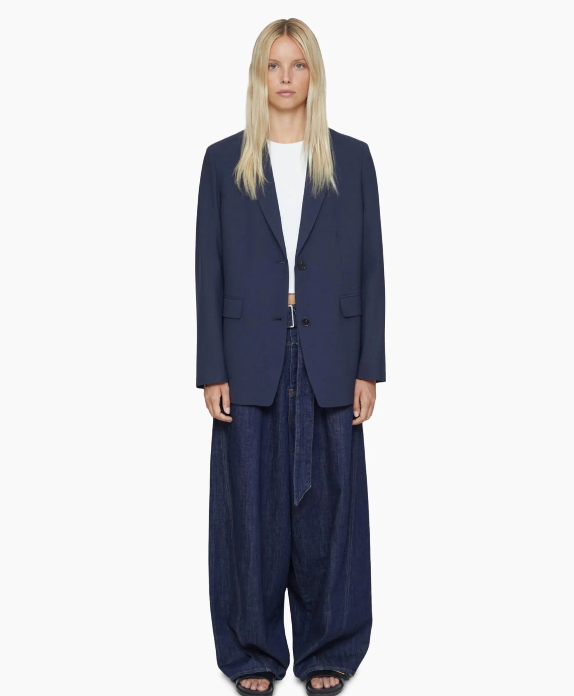 Closed Blazer Lola Blauw
