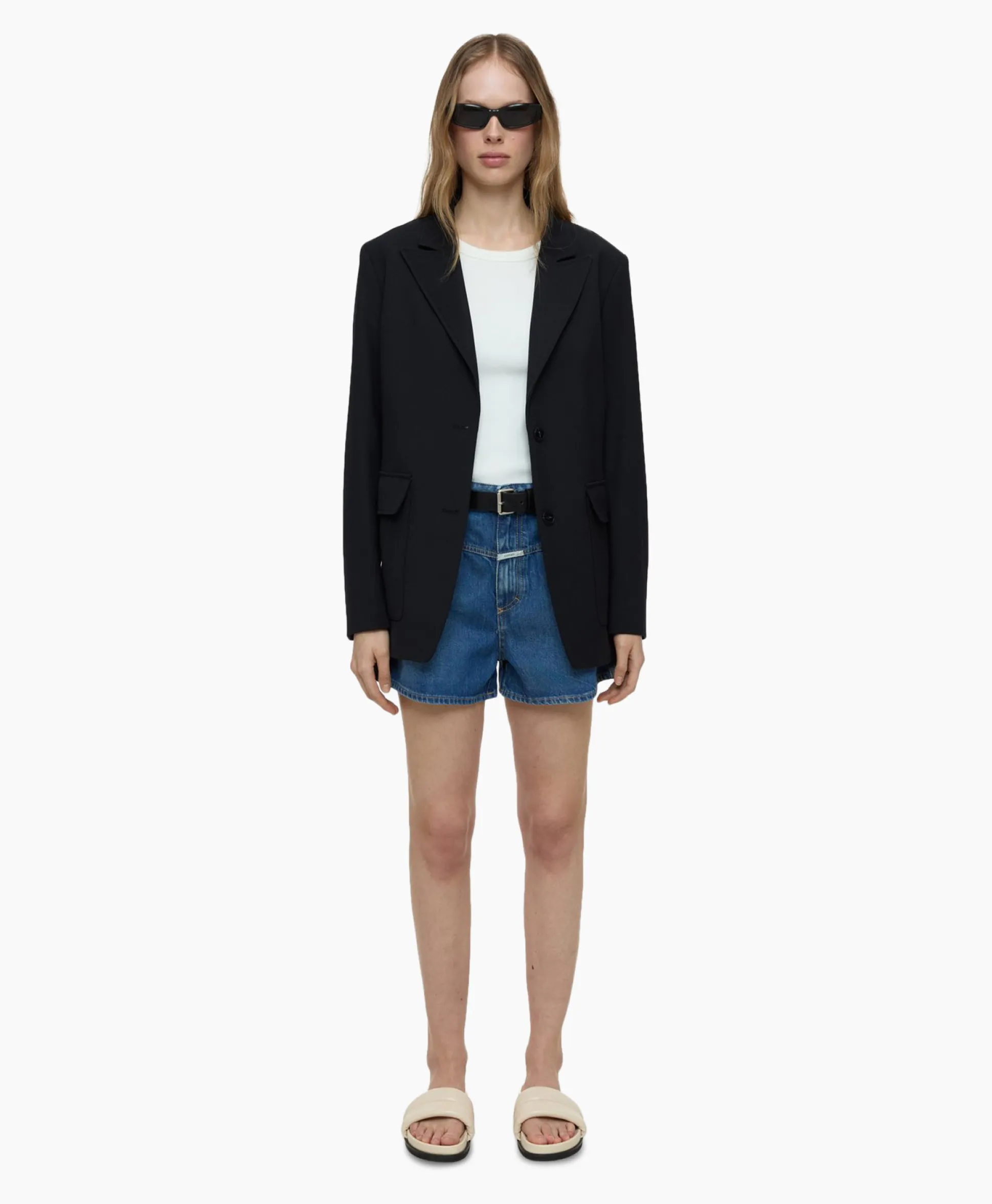 Closed Korte Broek Jocy X Midden Blauw