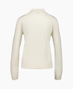 Closed Pullover Polo Longsleeve Off White