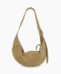Closed Schouder / Hand Tas Half Moon M Beige