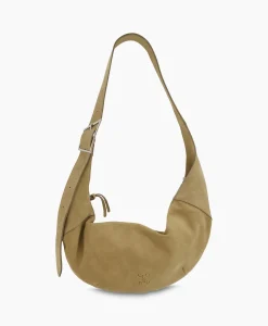 Closed Schouder / Hand Tas Half Moon M Beige