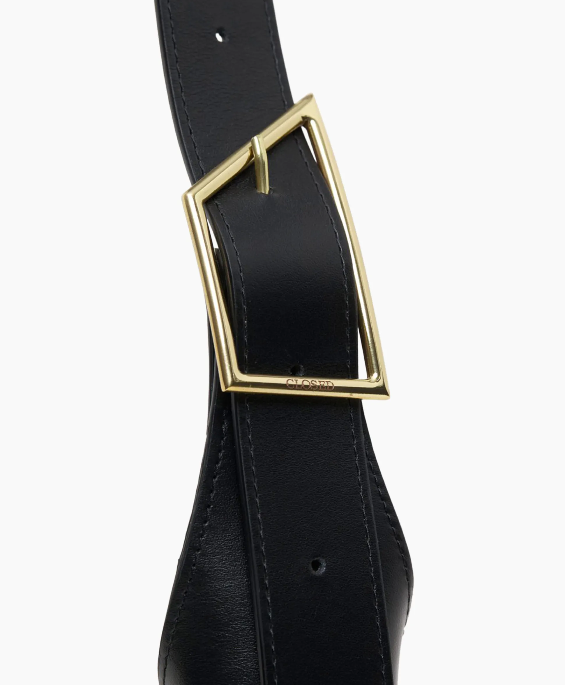 Closed Schouder / Hand Tas Half Moon M Zwart